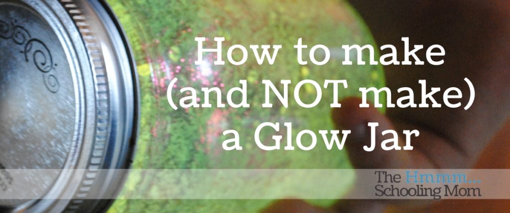 We've tested some pins and done some tests. Here is (from our experience) the best way to make (and not make) a glow jar.
