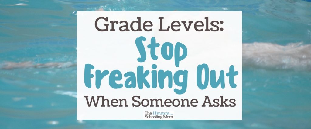 Let's stop freaking out when we're asked about grade levels, shall we? Sometimes they matter and sometimes they don't. Here's how to know the difference.