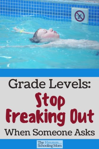 Let's stop freaking out when we're asked about grade levels, shall we? Sometimes they matter and sometimes they don't. Here's how to know the difference.