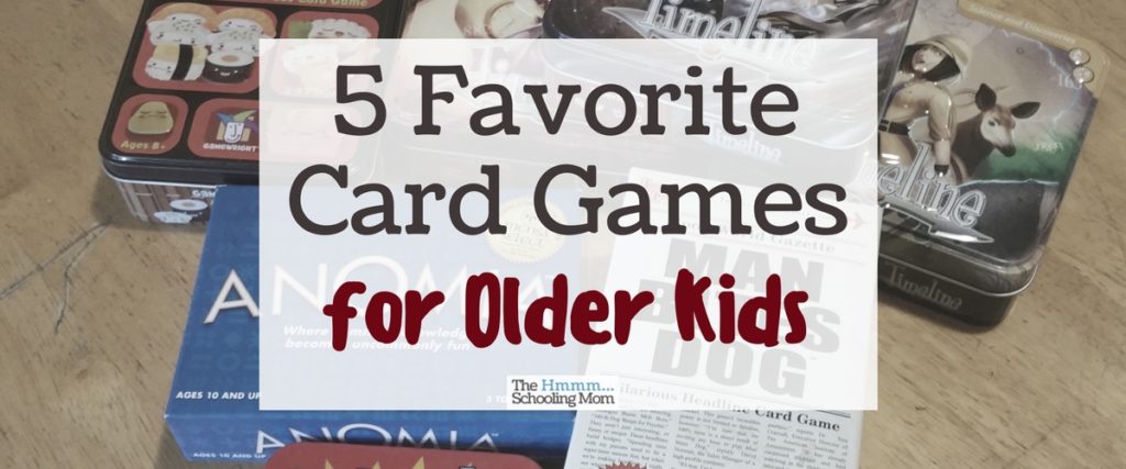 Is it possible that a game is quick, portable, and fun for both kids and parents? Here are our five favorite card games we play with 2 teens and 2 adults.