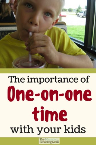As a homeschooling mom, you spend a TON of time with your kids. But let's talk about the importance of one on one time. It's time for a date—with your kids!