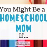 You might be a homeschool mom if…
