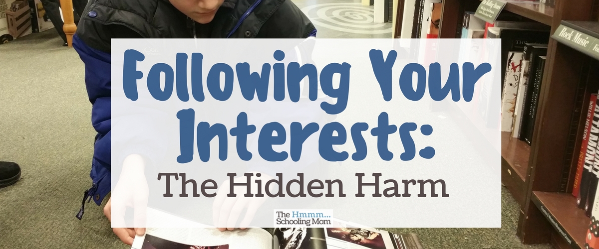 Following Your Interests: The Hidden Harm