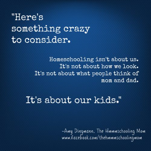 Of all the things that can get in the way of an awesome homeschool experience, homeschool pride is one that can mess it up the worst.