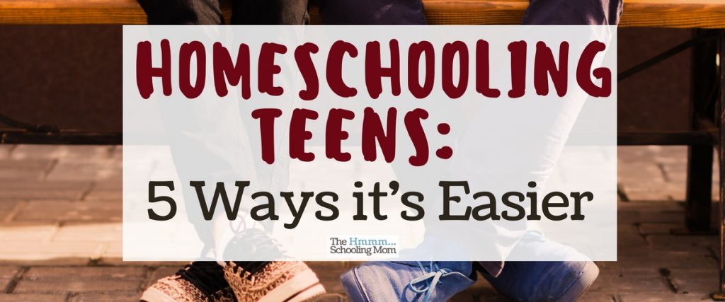 While there are some challenges that come with homeschooling teens, there are also a lot of ways that it's awesome. Here are five of them.